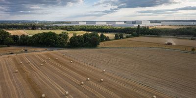 Getreideernte in Dortmund